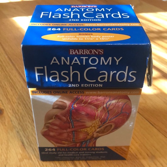 Other Barrons Anatomy Flash Cards Poshmark
